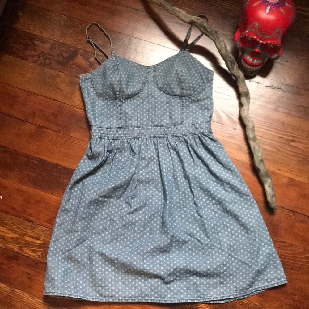 Denim sun dress 👗 ☀️
